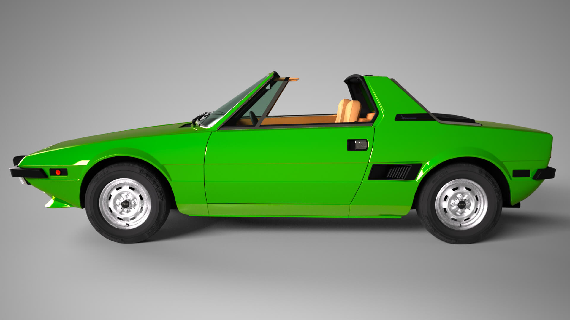 Fiat X19 1975 for DAZ Studio Daz Content
