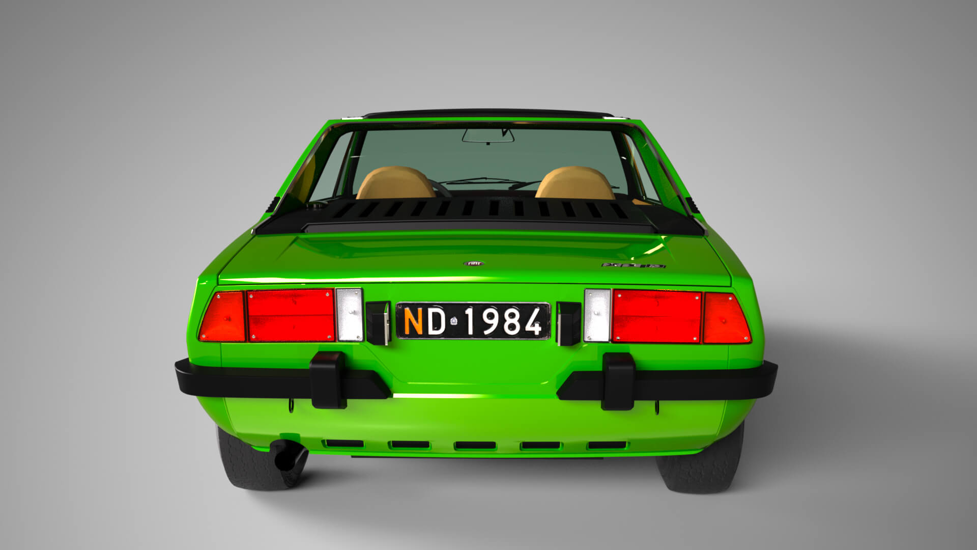 Fiat X19 1975 for DAZ Studio Daz Content