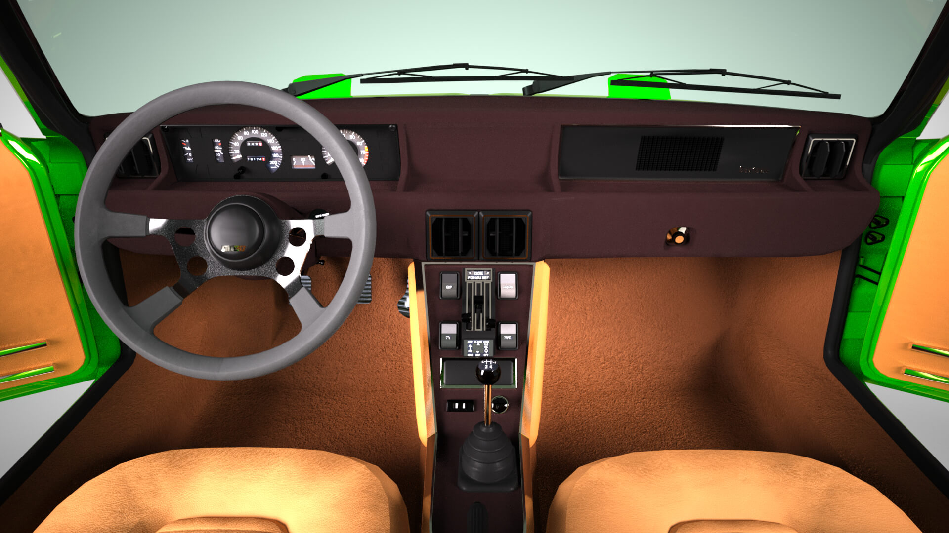 Fiat X19 1975 for DAZ Studio Daz Content
