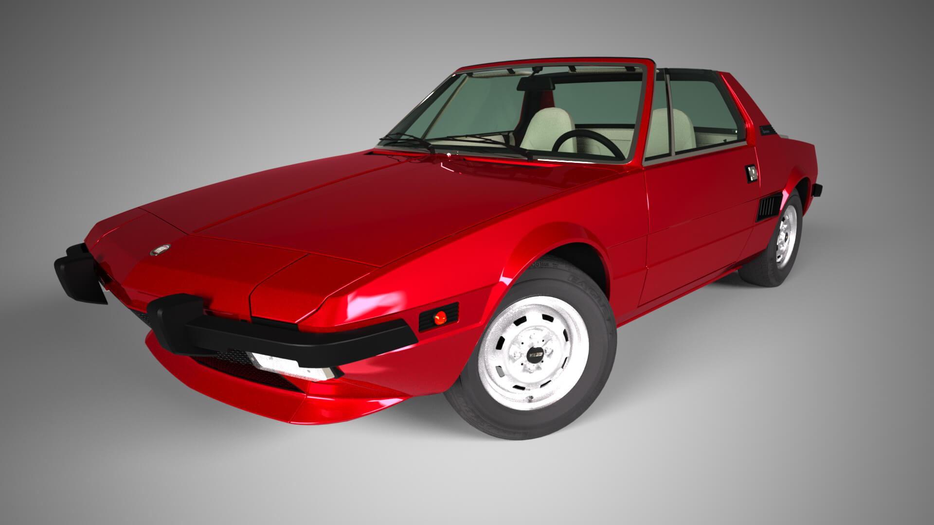 Fiat X19 1975 for DAZ Studio Daz Content