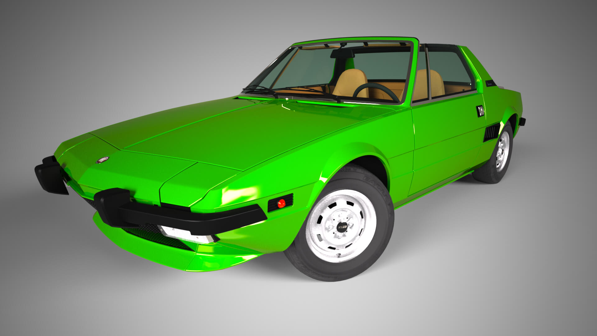 Fiat X19 1975 for DAZ Studio Daz Content