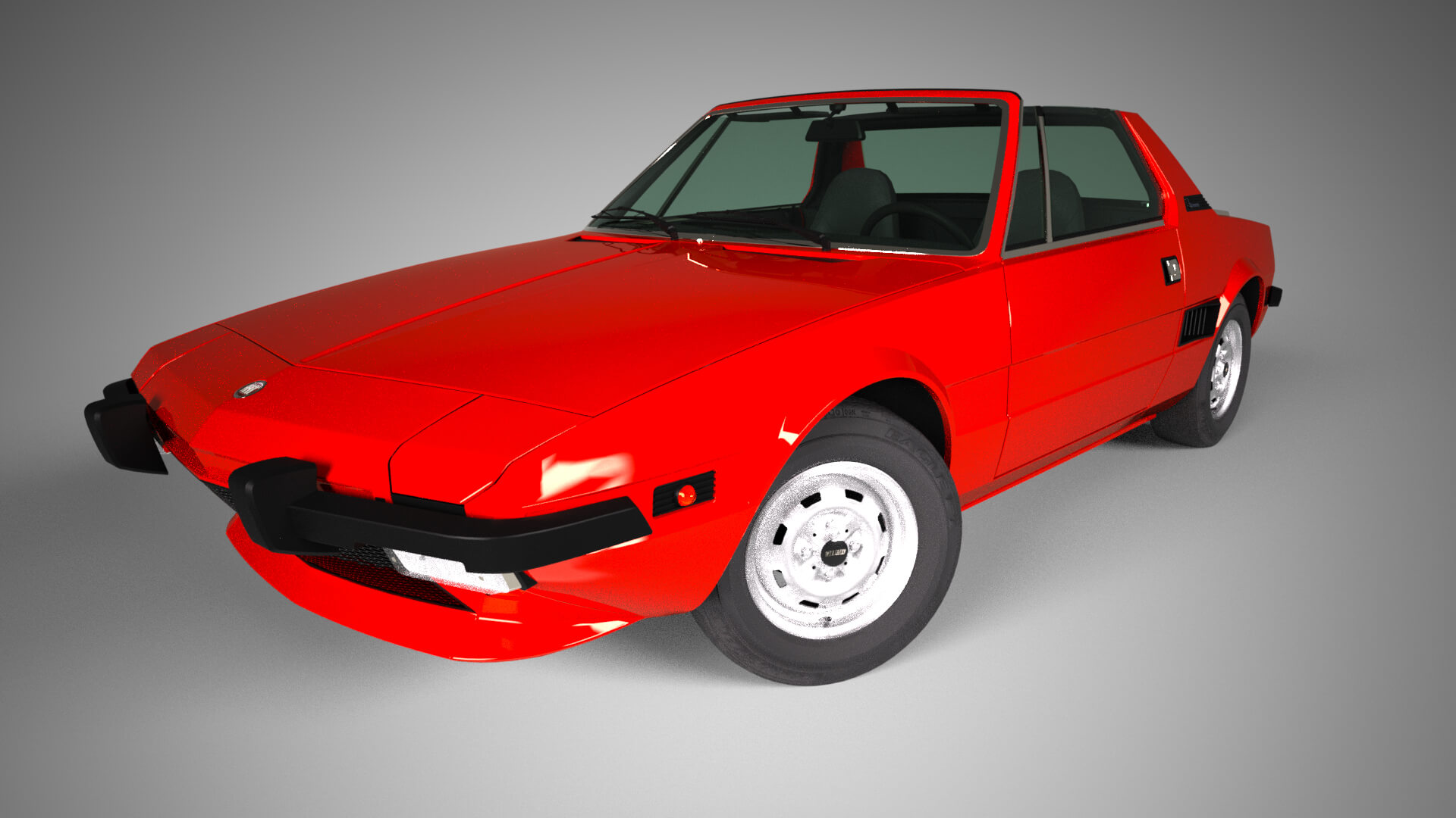 Fiat X19 1975 for DAZ Studio Daz Content