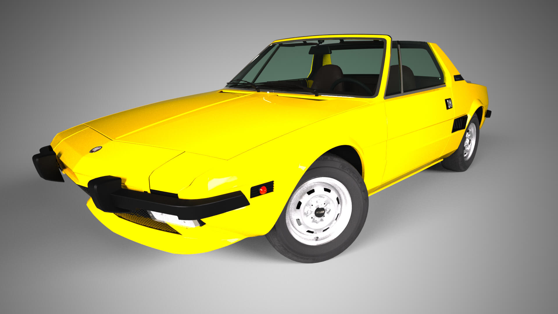 Fiat X19 1975 for DAZ Studio Daz Content