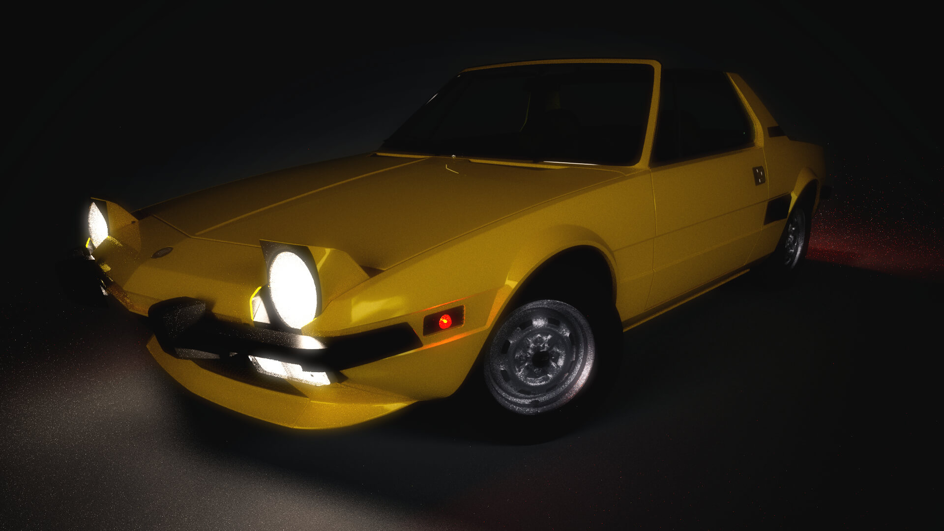 Fiat X19 1975 for DAZ Studio Daz Content
