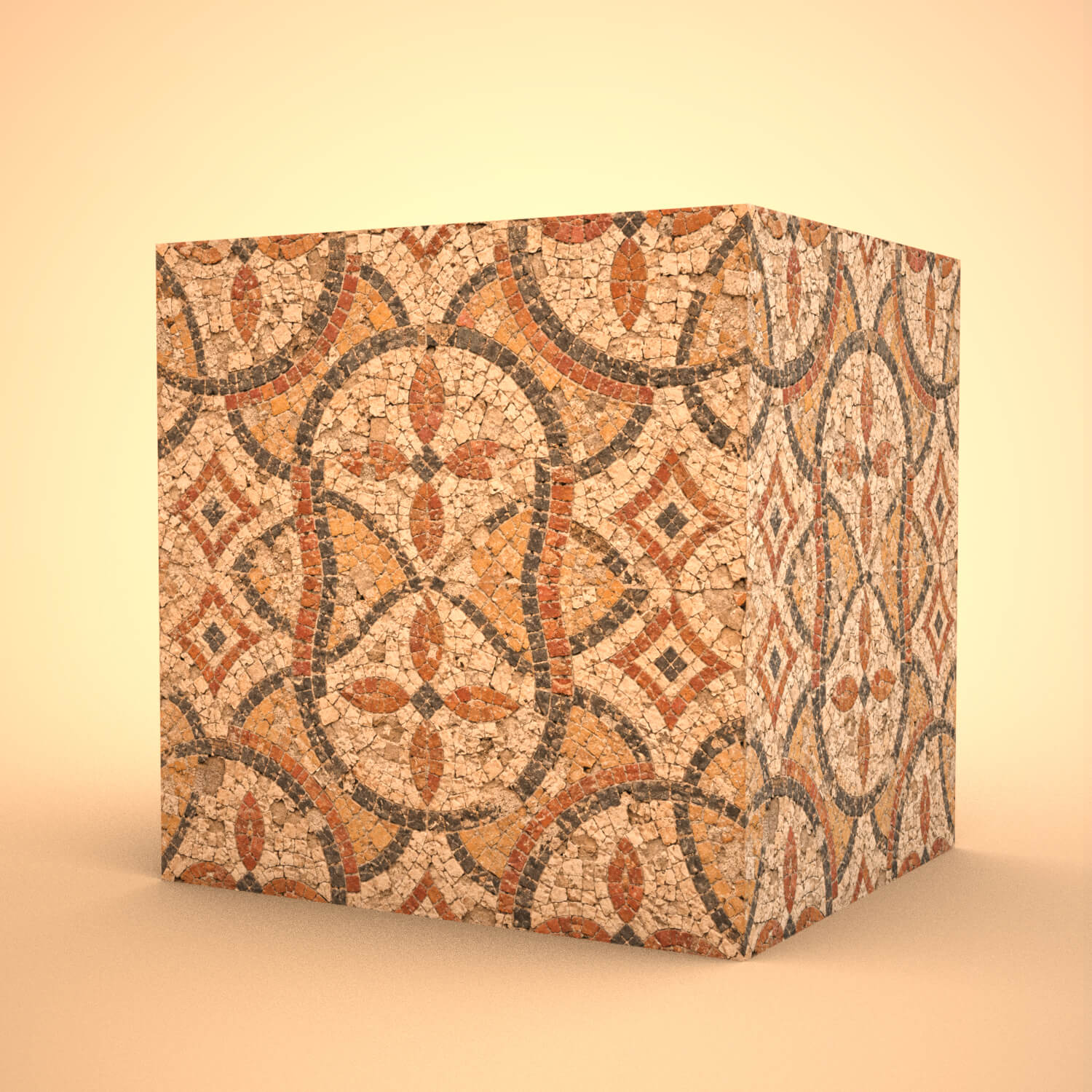Ancient Ruins Texture Pack 3D Render, Digital Artwork by nerdadantes