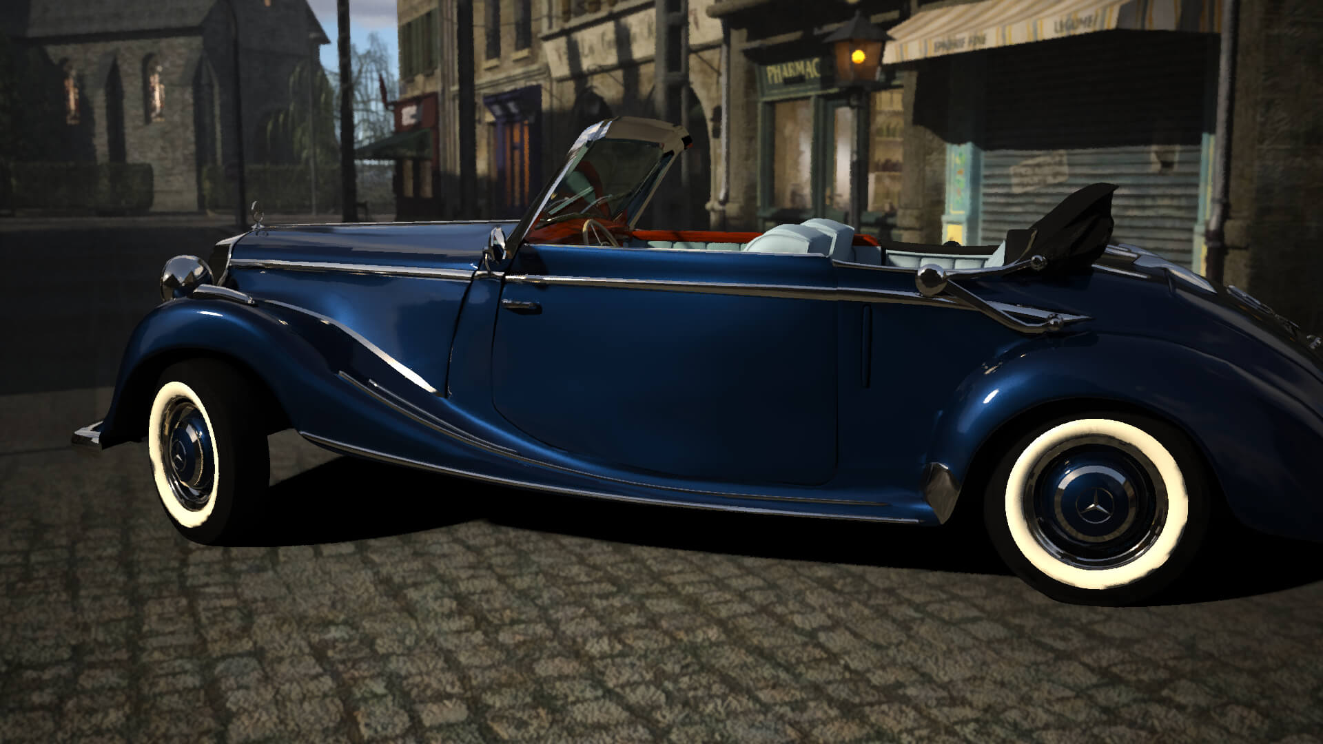 Mercedes-Benz 170S 1949 3D Render, Digital Artwork by nerdadantes