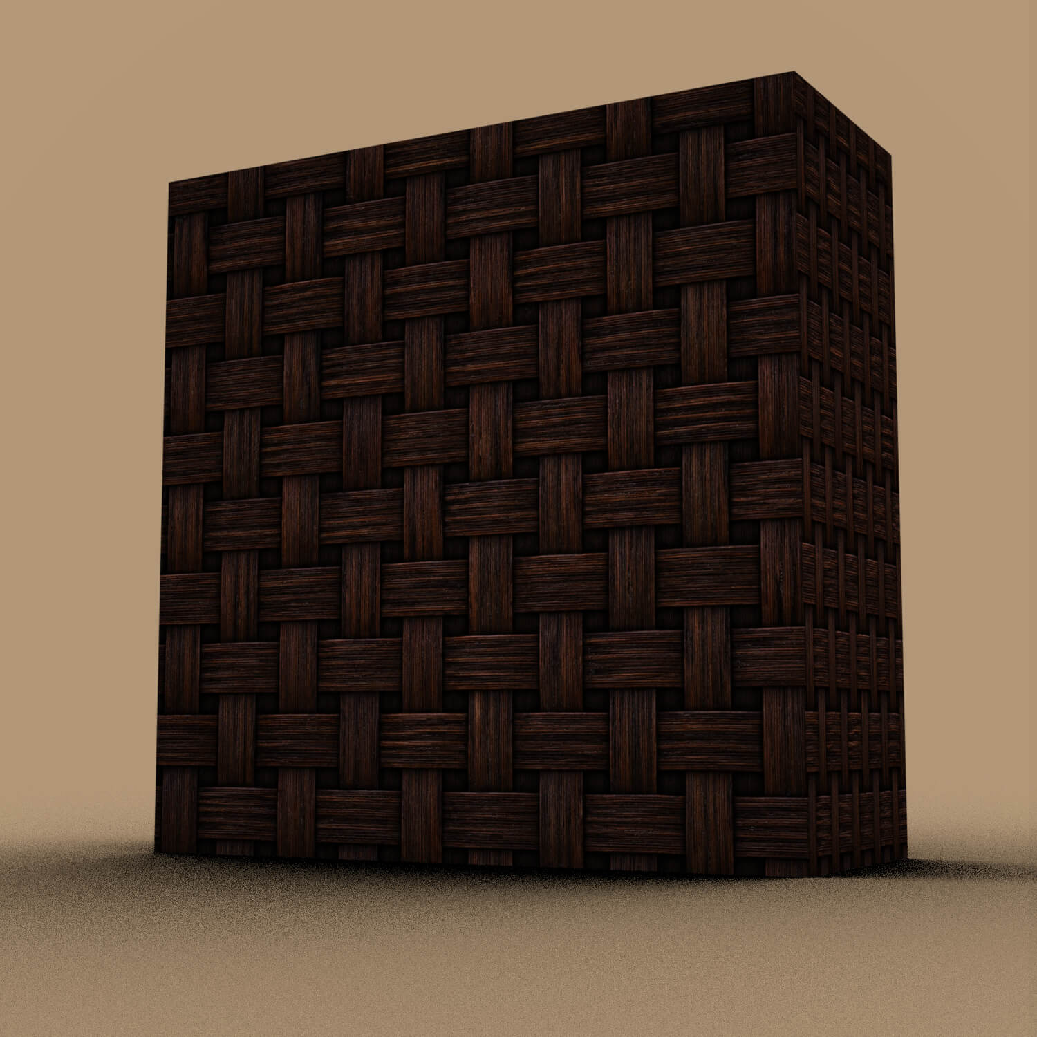 Woven Rattan Cane Texture Pack 3D Render, Digital Artwork by nerdadantes