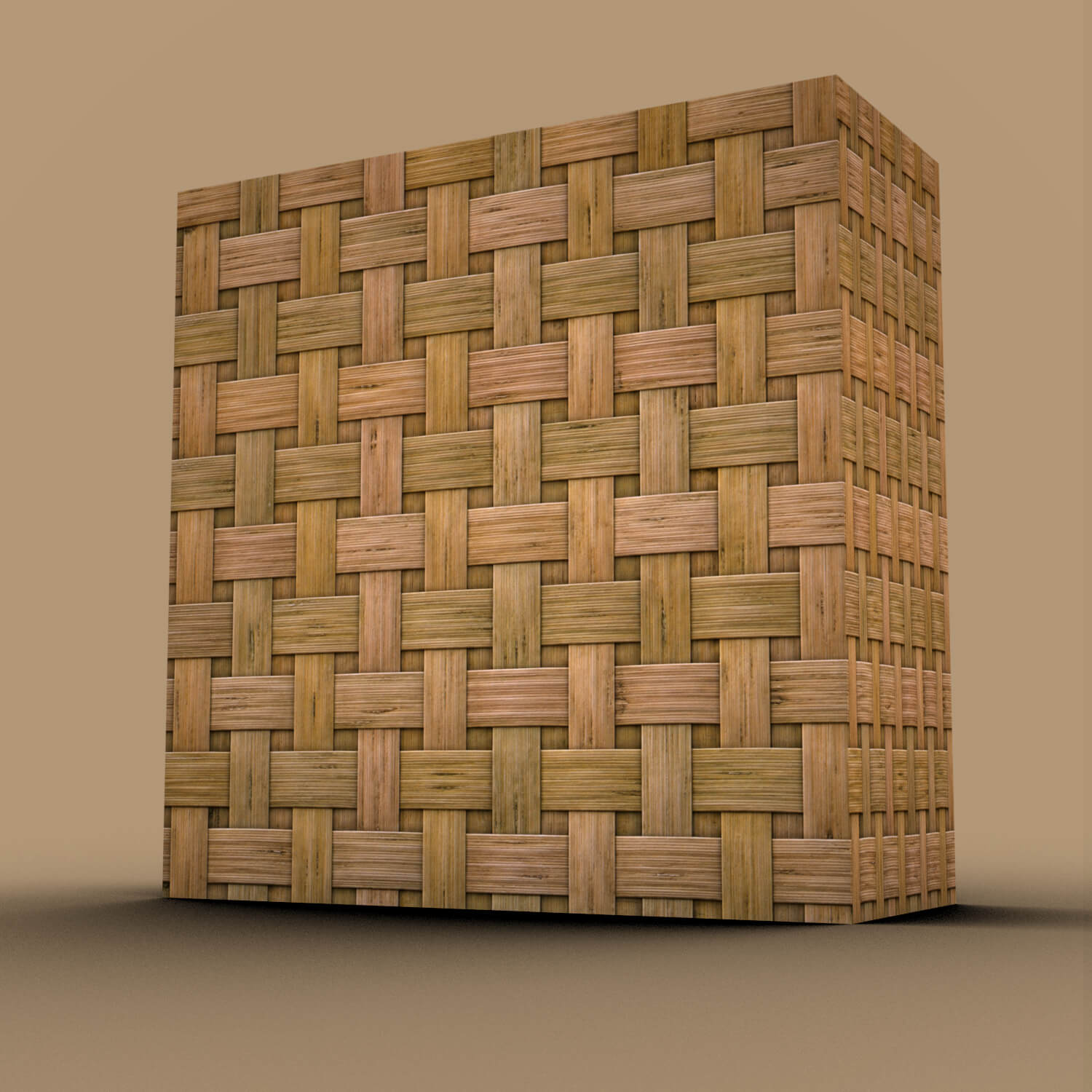 Woven Rattan Cane Texture Pack 3D Render, Digital Artwork by nerdadantes
