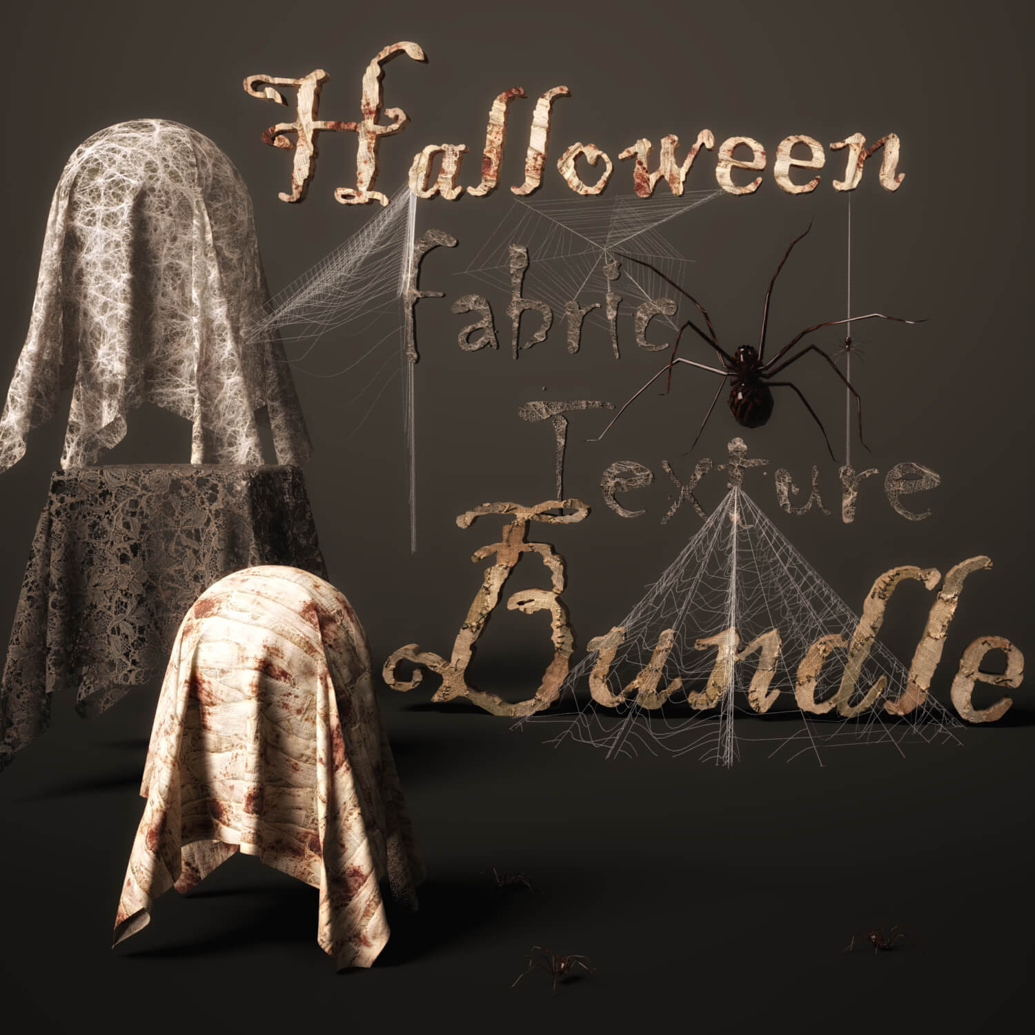Halloween Fabric Texture Pack 3D Texture
