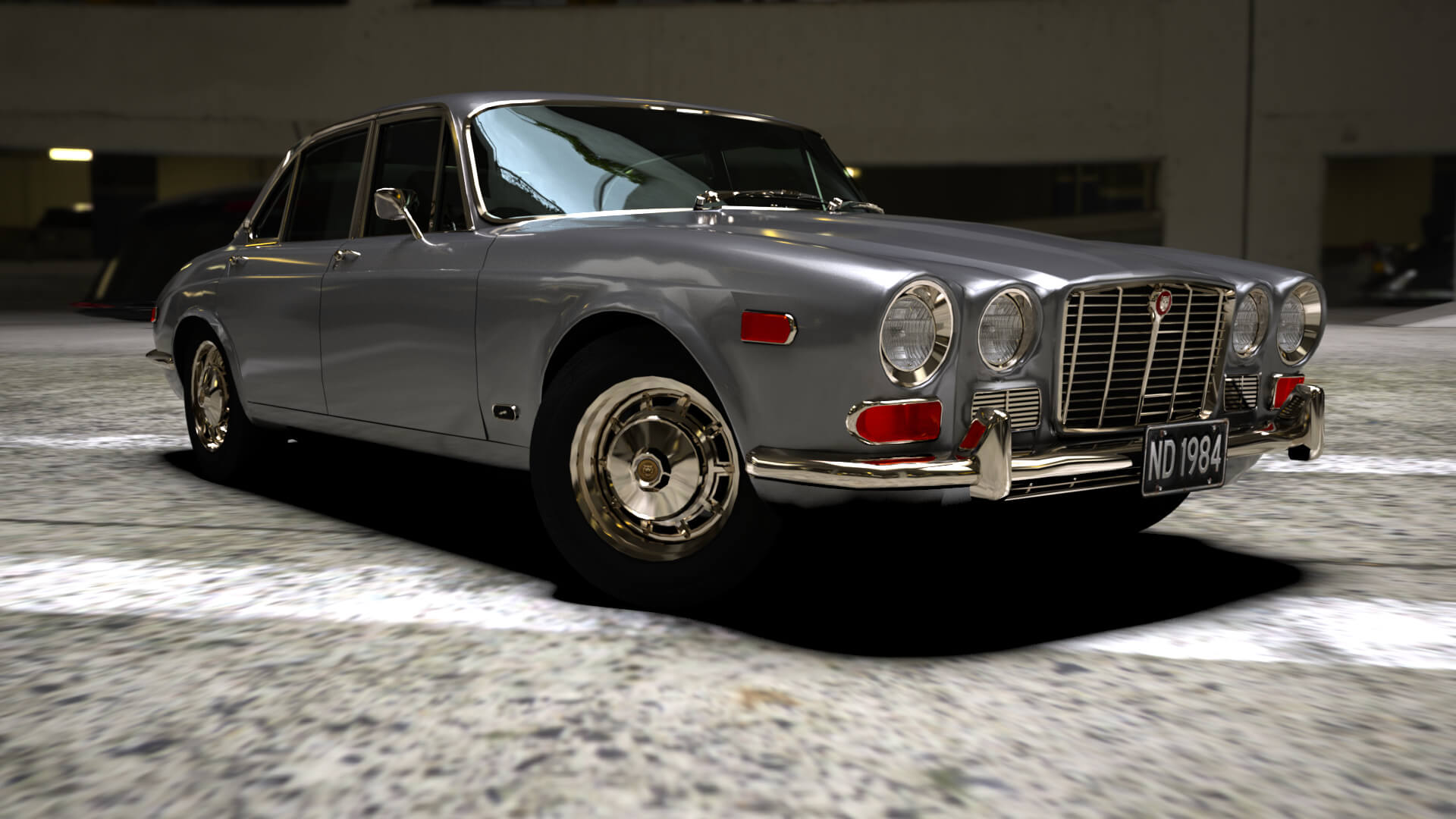 Jaguar XJ6 1971 for DAZ Studio Daz Content