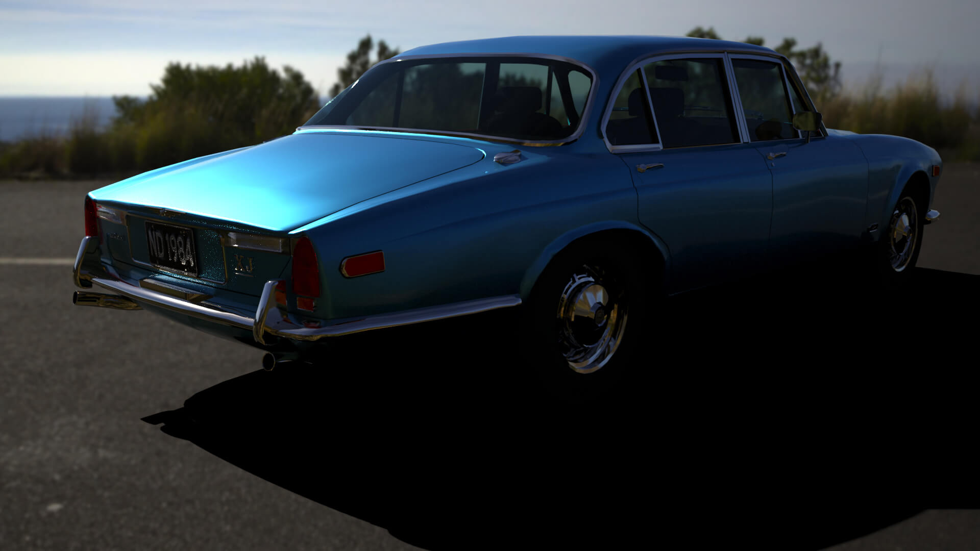 Jaguar XJ6 1971 for DAZ Studio Daz Content