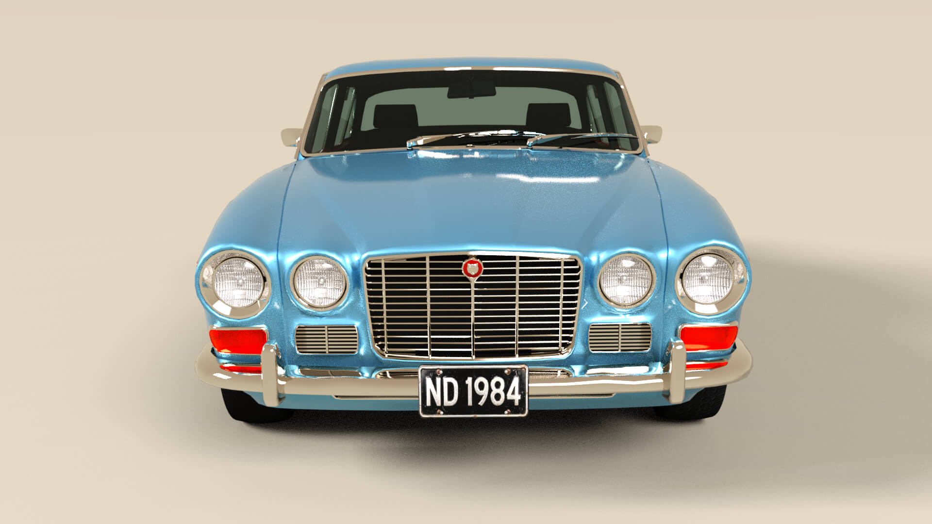 Jaguar XJ6 1971 for DAZ Studio Daz Content