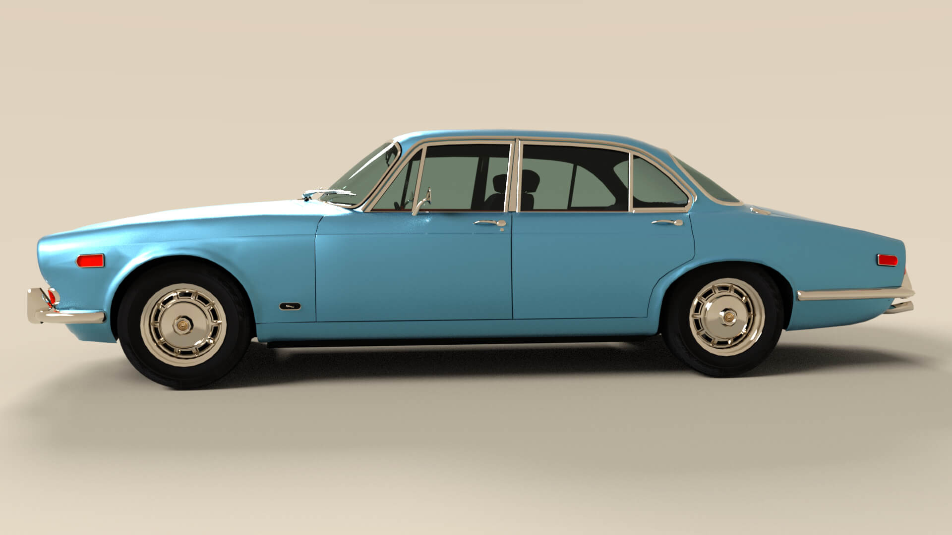Jaguar XJ6 1971 for DAZ Studio Daz Content