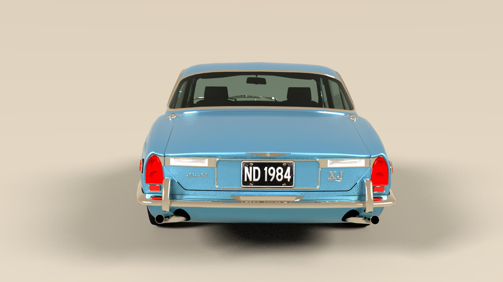 Jaguar XJ6 1971 for DAZ Studio Daz Content