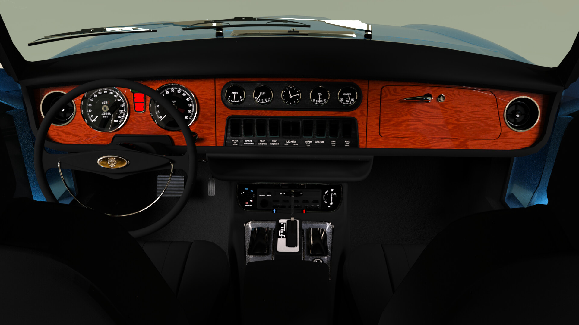 Jaguar XJ6 1971 for DAZ Studio Daz Content