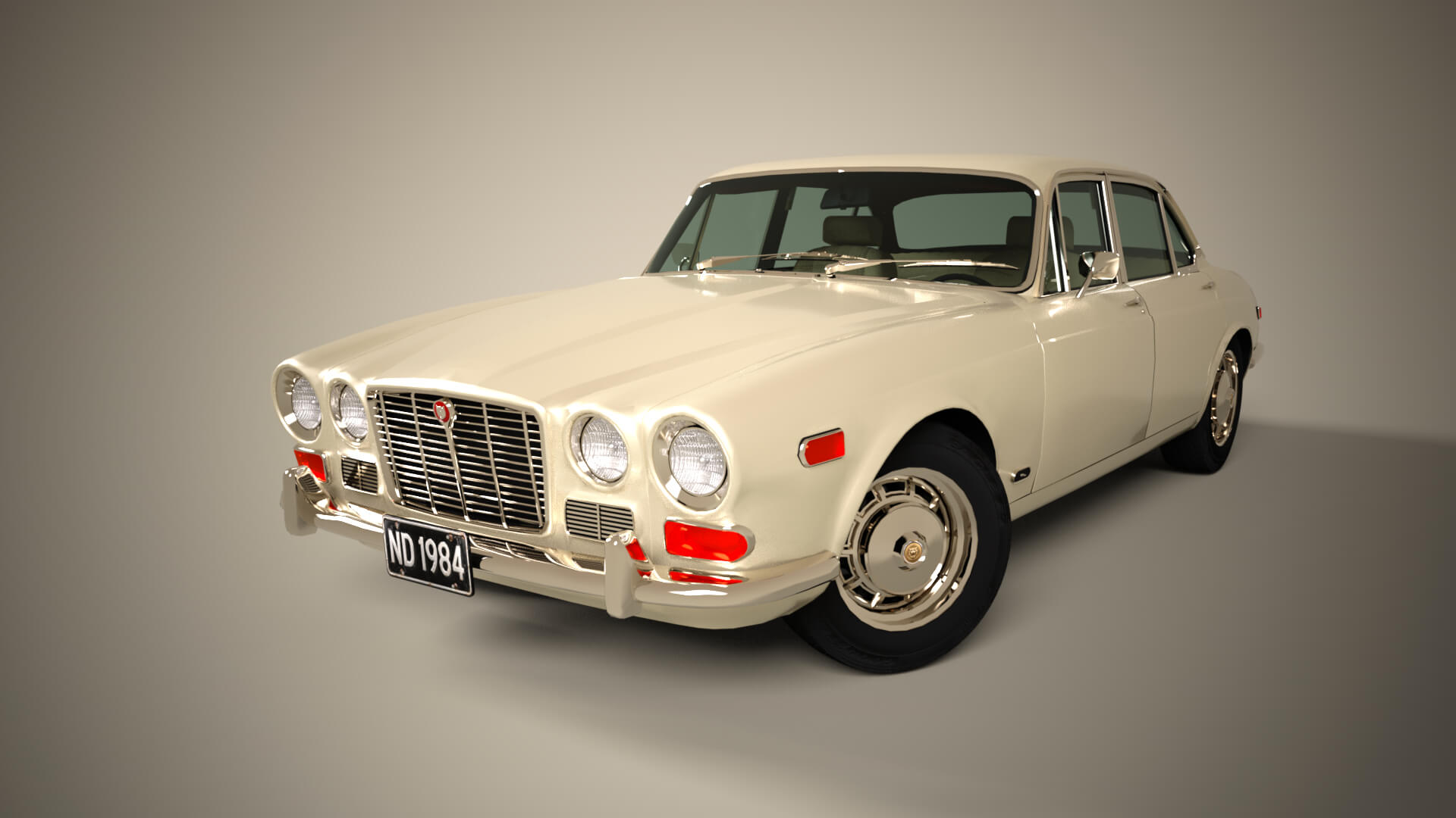 Jaguar XJ6 1971 for DAZ Studio Daz Content