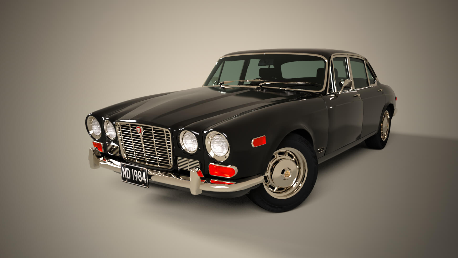 Jaguar XJ6 1971 for DAZ Studio Daz Content