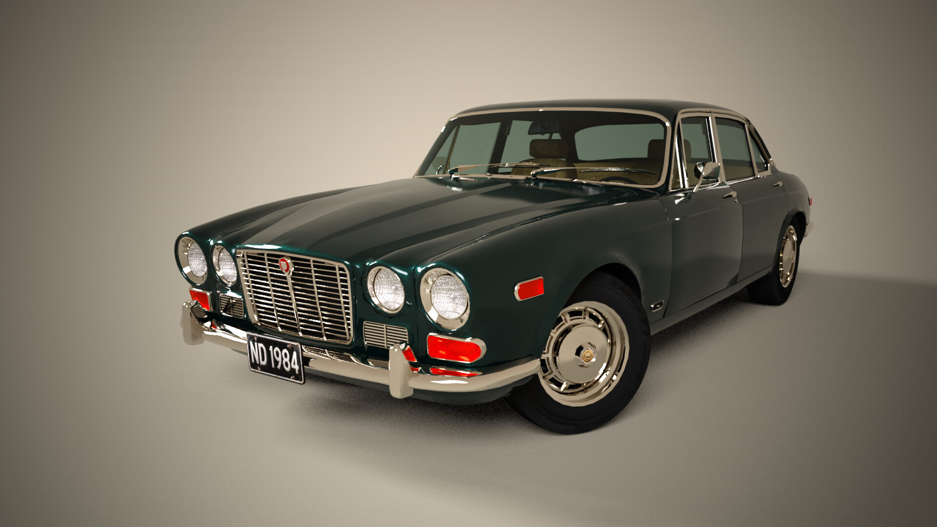 Jaguar XJ6 1971 for DAZ Studio Daz Content