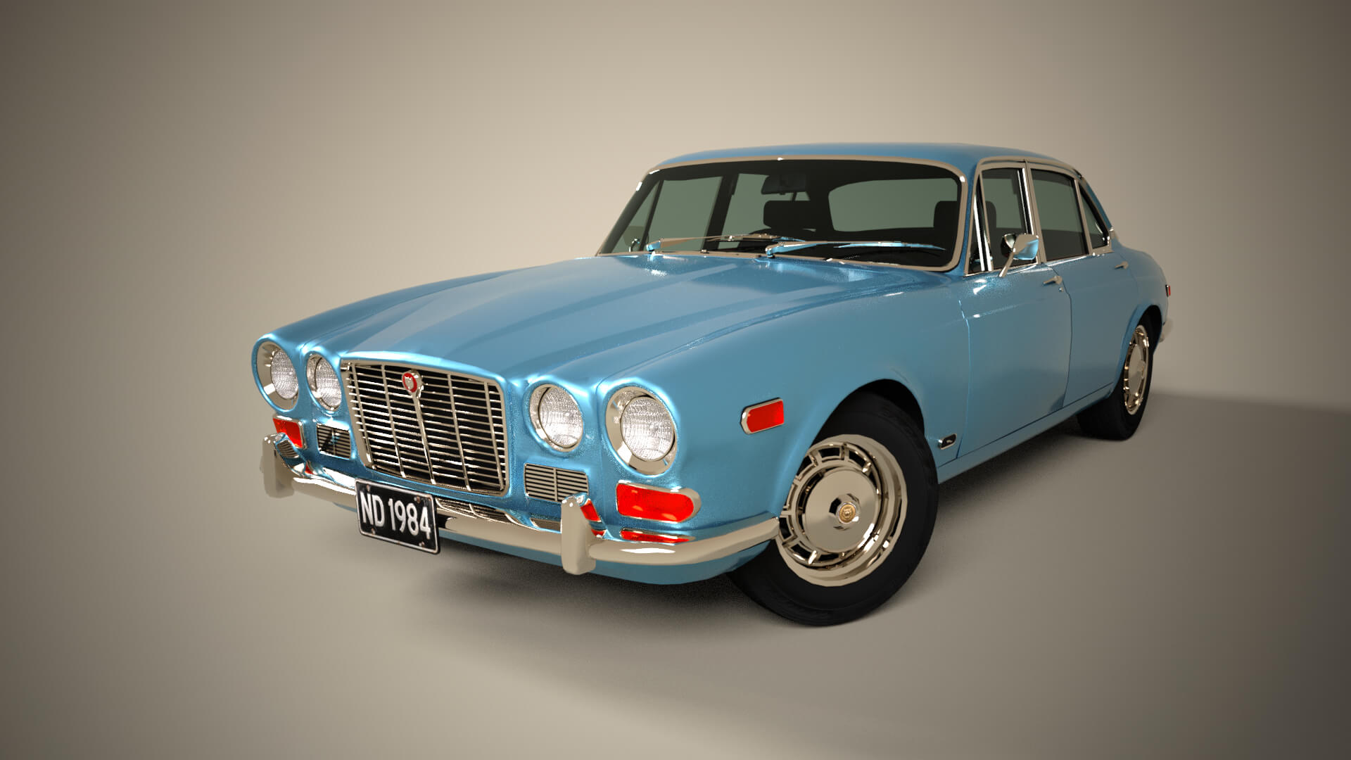 Jaguar XJ6 1971 for DAZ Studio Daz Content