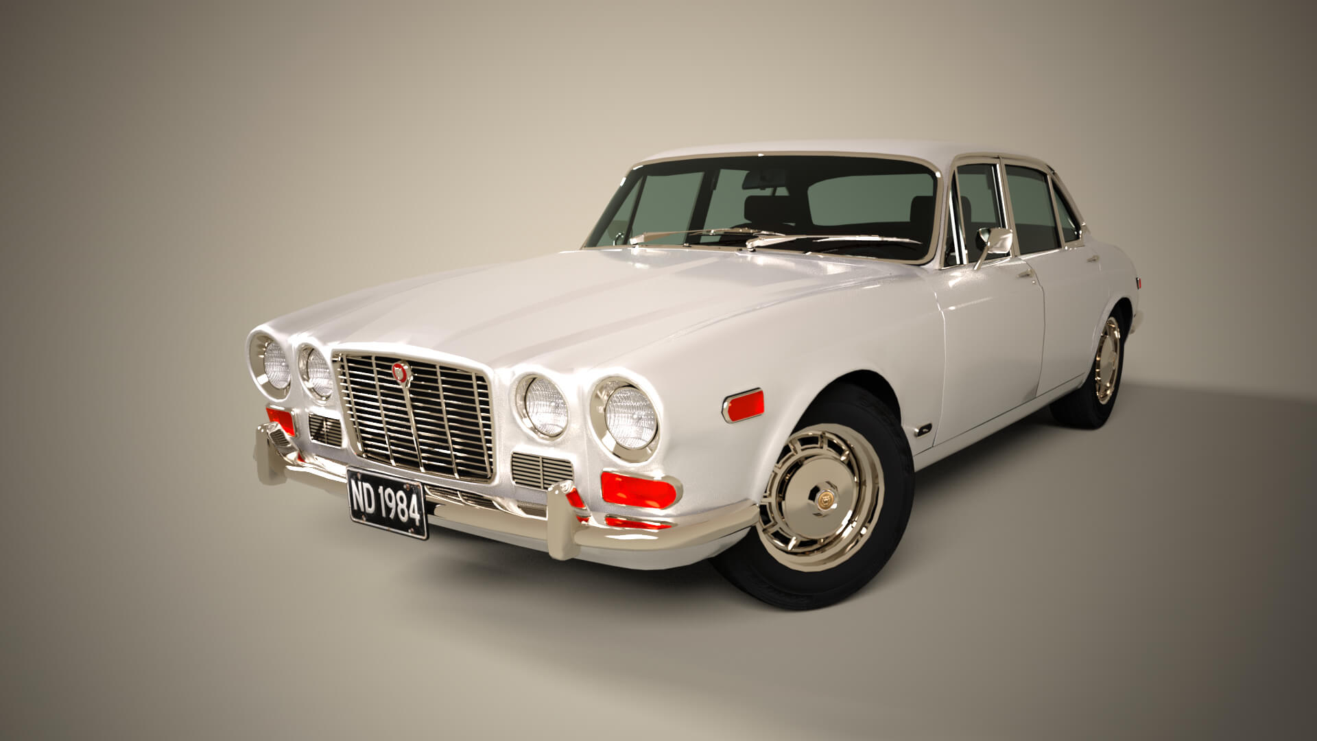 Jaguar XJ6 1971 for DAZ Studio Daz Content
