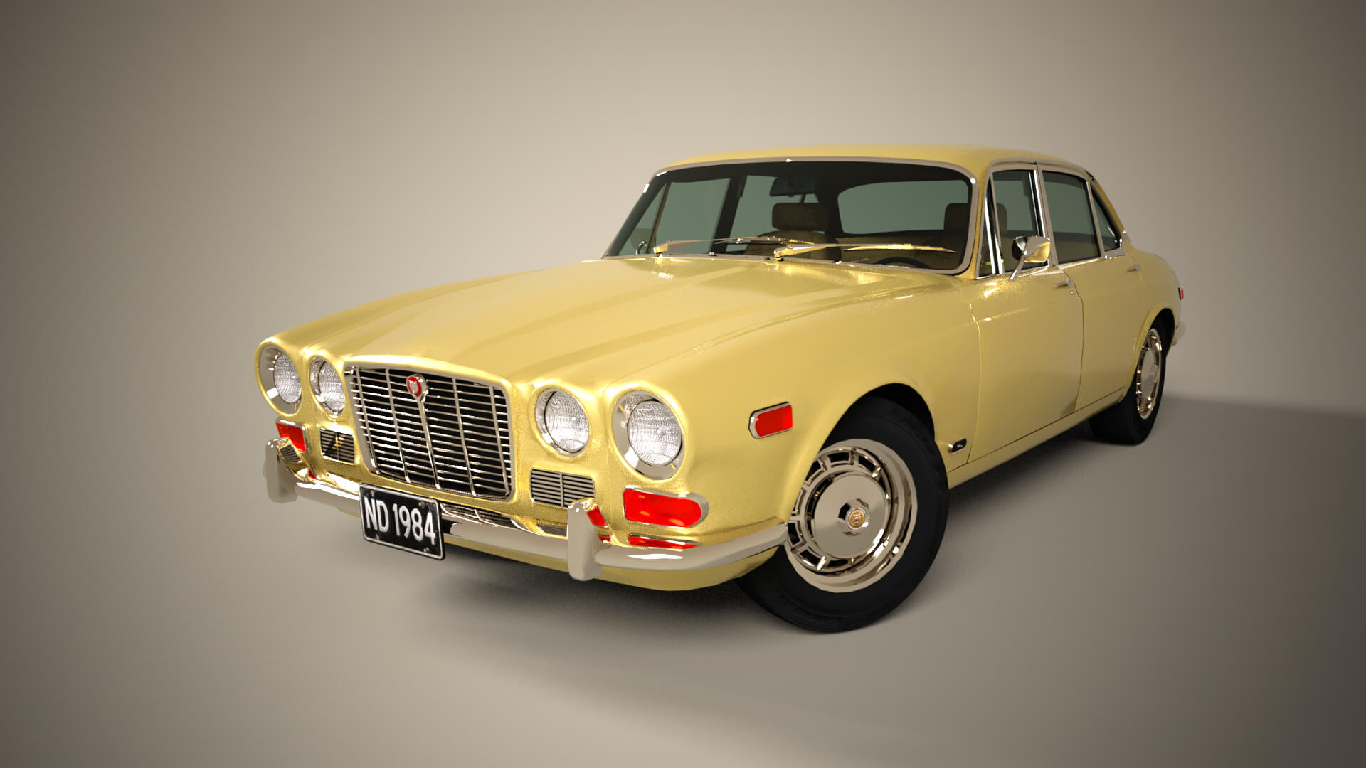 Jaguar XJ6 1971 for DAZ Studio Daz Content
