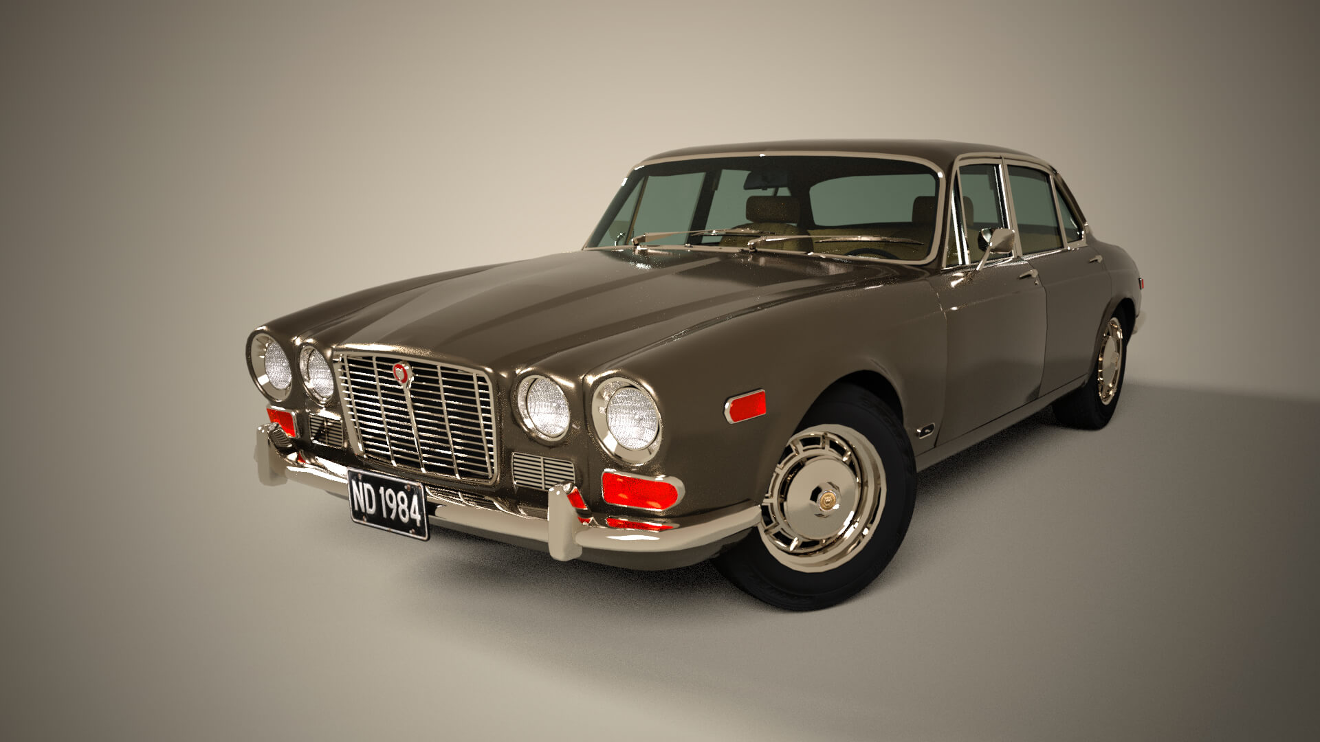 Jaguar XJ6 1971 for DAZ Studio Daz Content