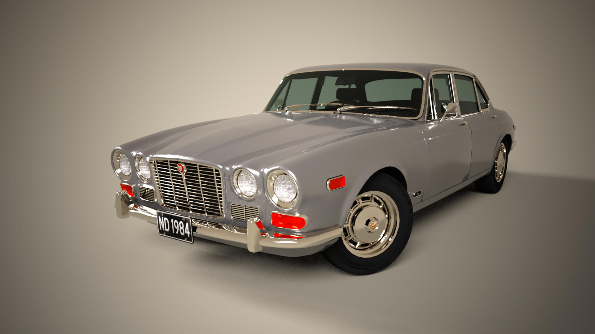 Jaguar XJ6 1971 for DAZ Studio Daz Content