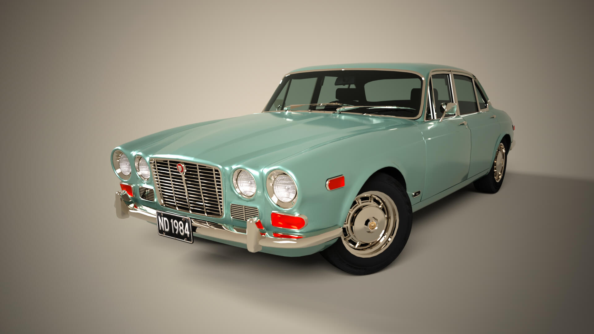 Jaguar XJ6 1971 for DAZ Studio Daz Content