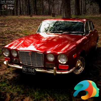 Jaguar XJ6 1971 for DAZ Studio