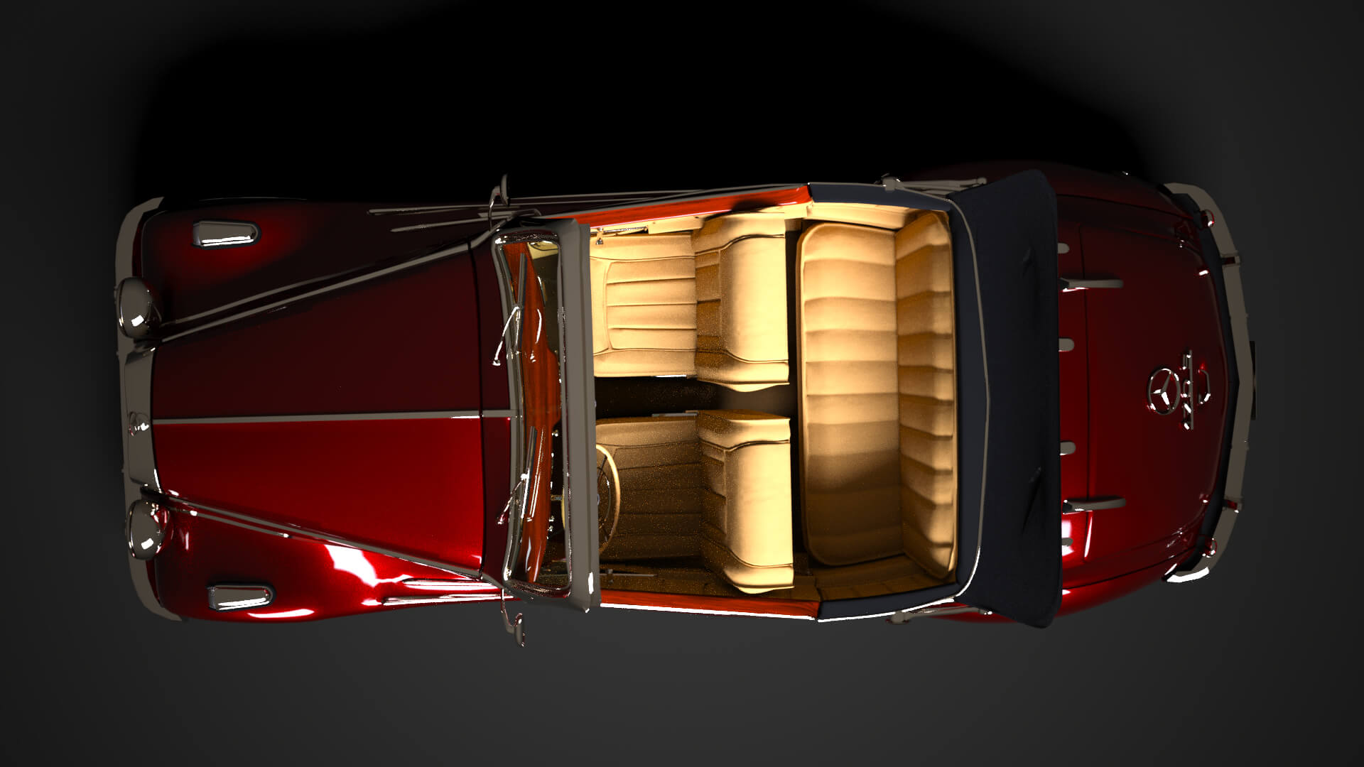 Mercedes-Benz 170S 1949 for DAZ Studio Daz Content