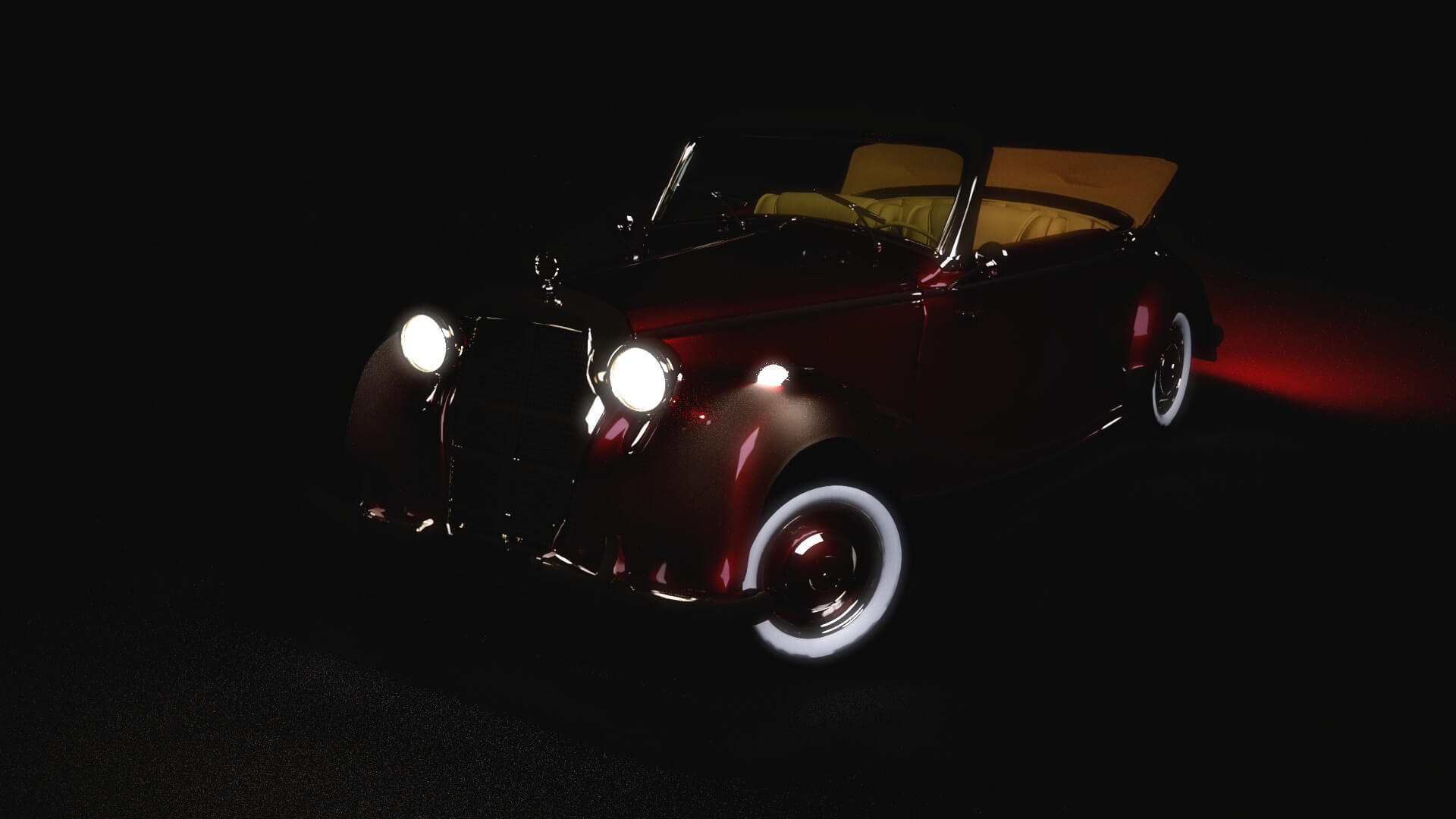 Mercedes-Benz 170S 1949 for DAZ Studio Daz Content