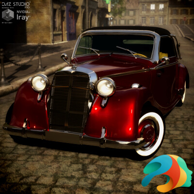Mercedes-Benz 170S 1949 for DAZ Studio