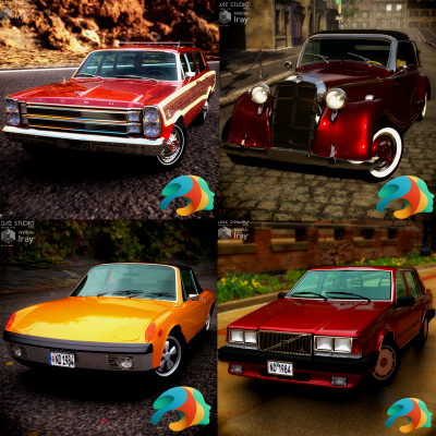 September Car Bundle for DAZ Studio Daz Content