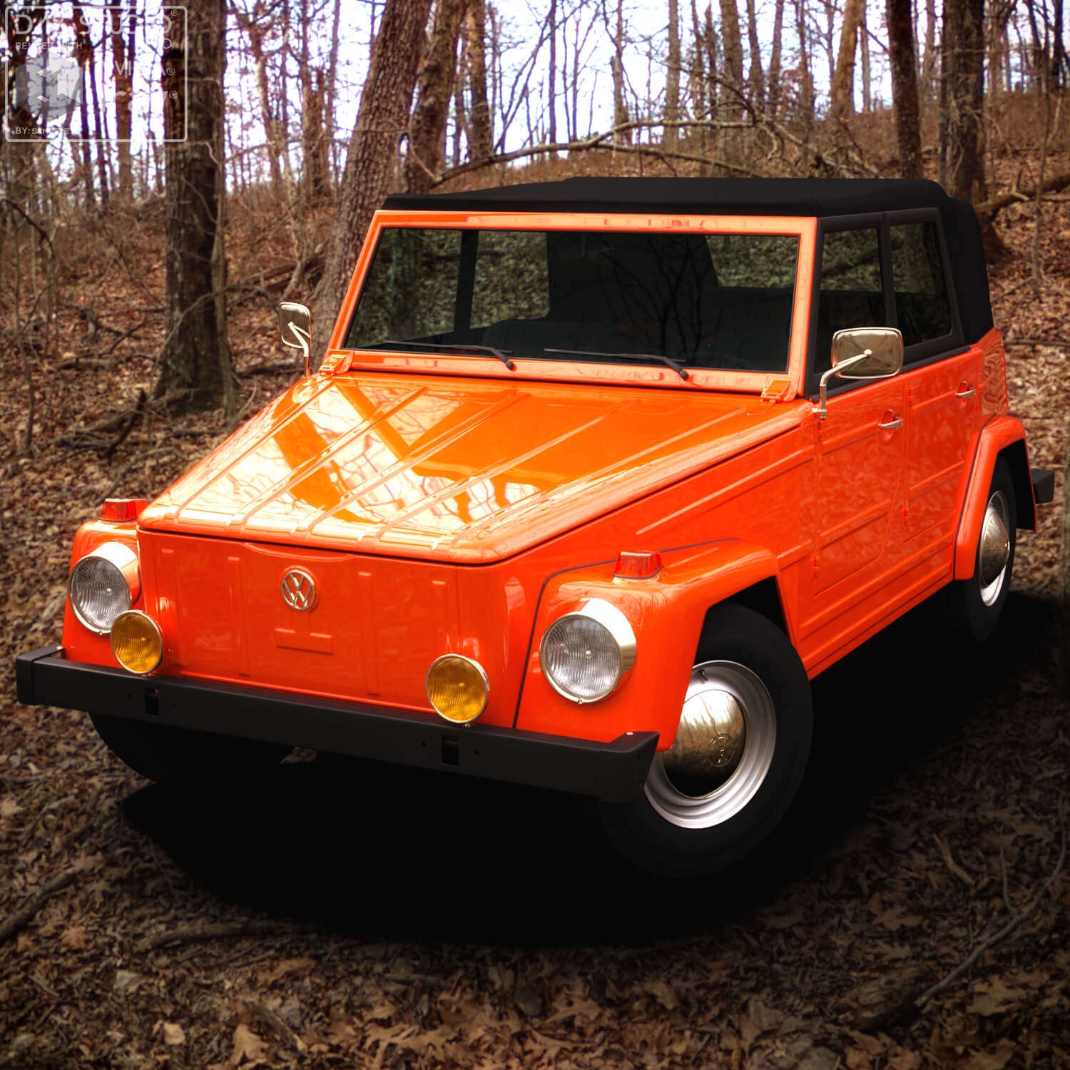 Volkswagen Thing 1973 for DAZ Studio Daz Content