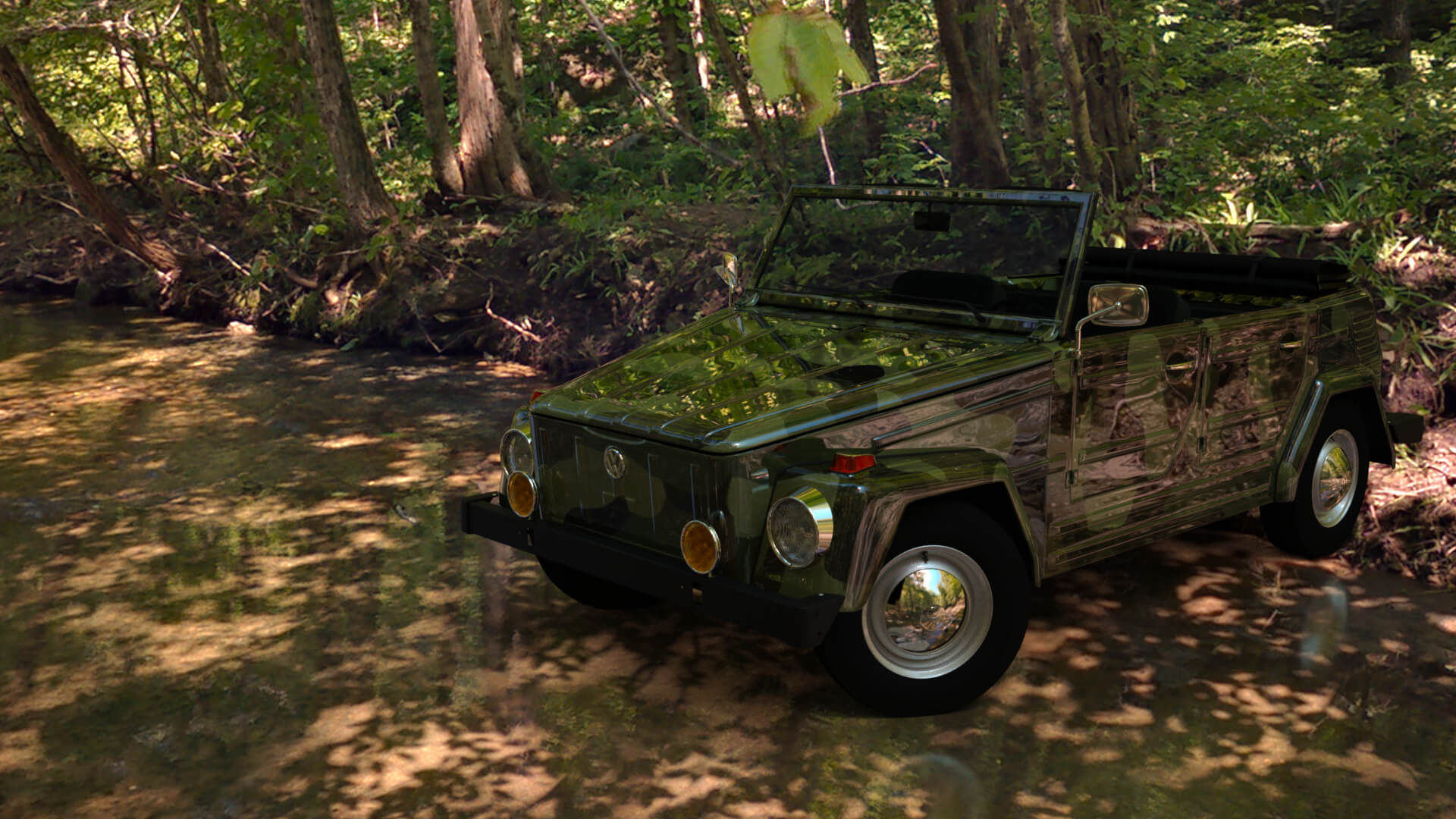 Volkswagen Thing 1973 for DAZ Studio Daz Content