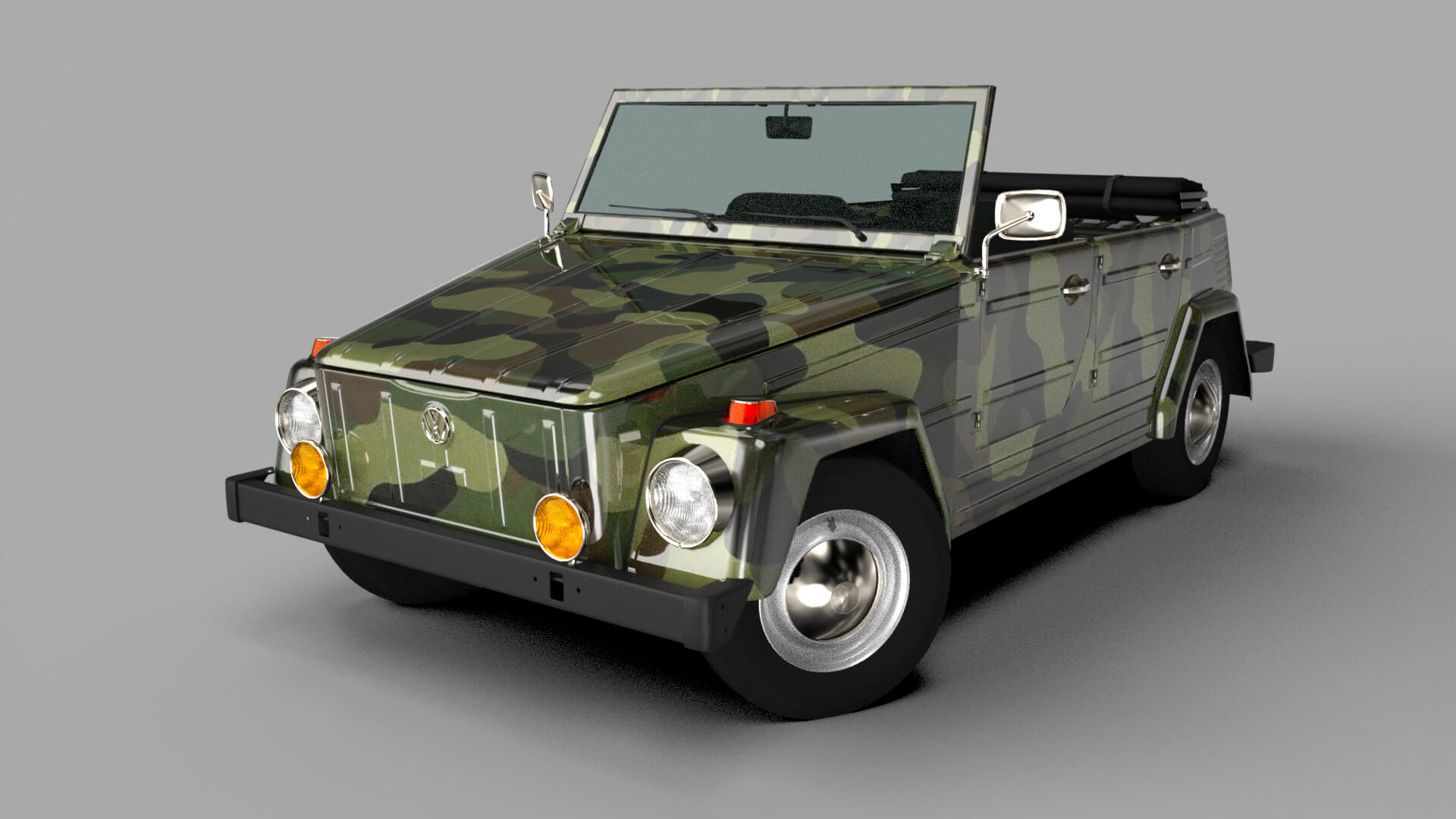 Volkswagen Thing 1973 for DAZ Studio Daz Content