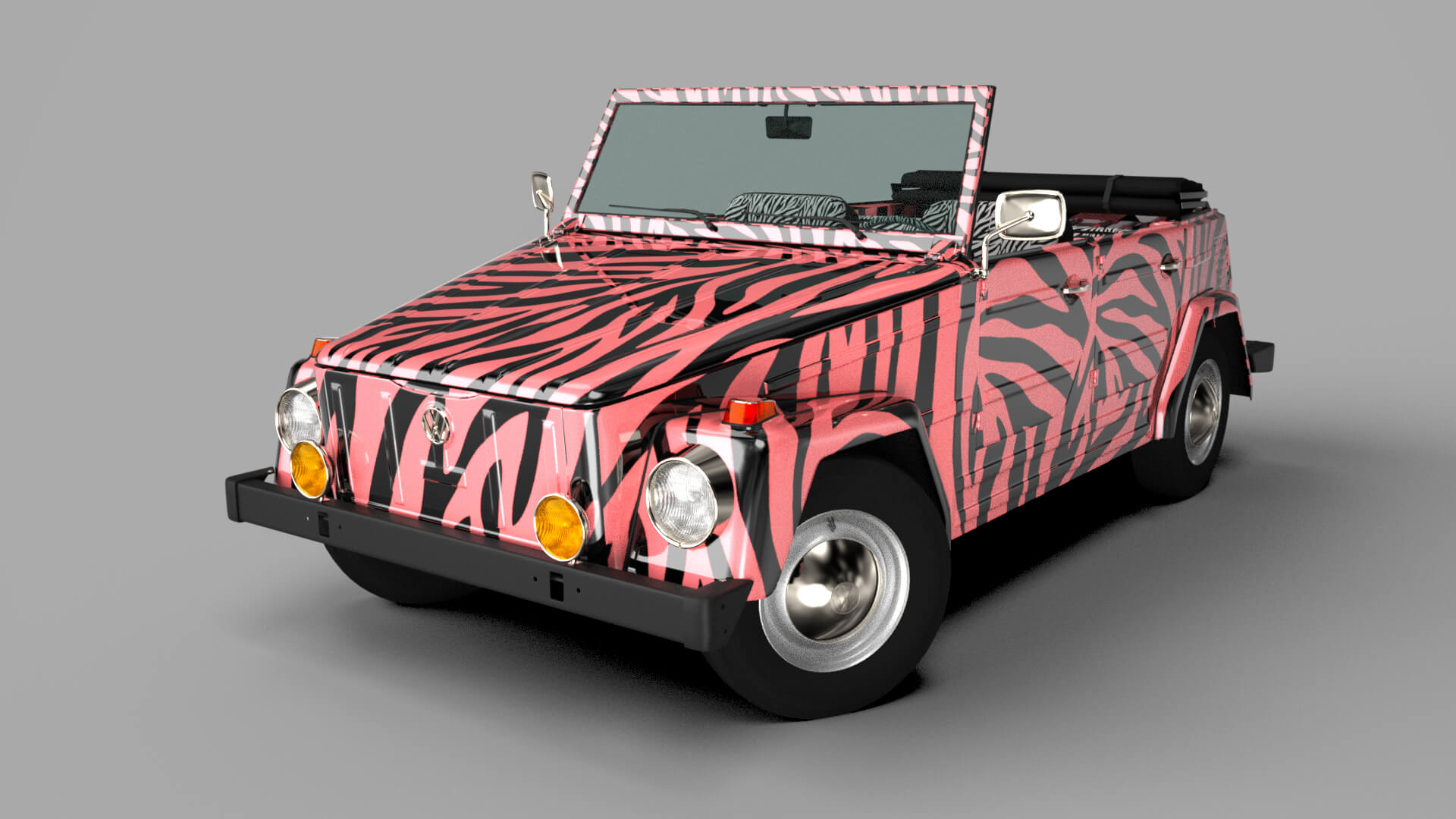 Volkswagen Thing 1973 for DAZ Studio Daz Content