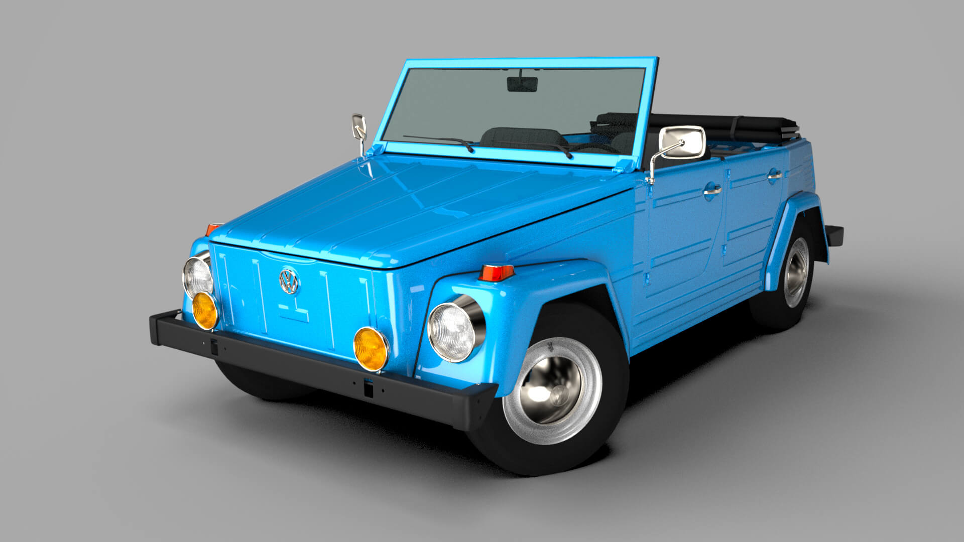 Volkswagen Thing 1973 for DAZ Studio Daz Content