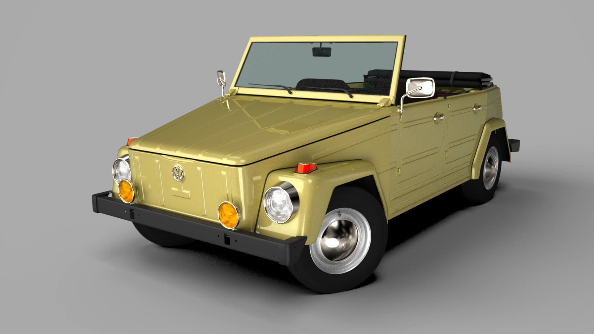 Volkswagen Thing 1973 for DAZ Studio Daz Content