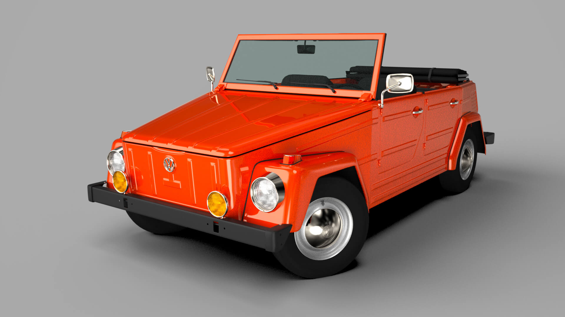 Volkswagen Thing 1973 for DAZ Studio Daz Content