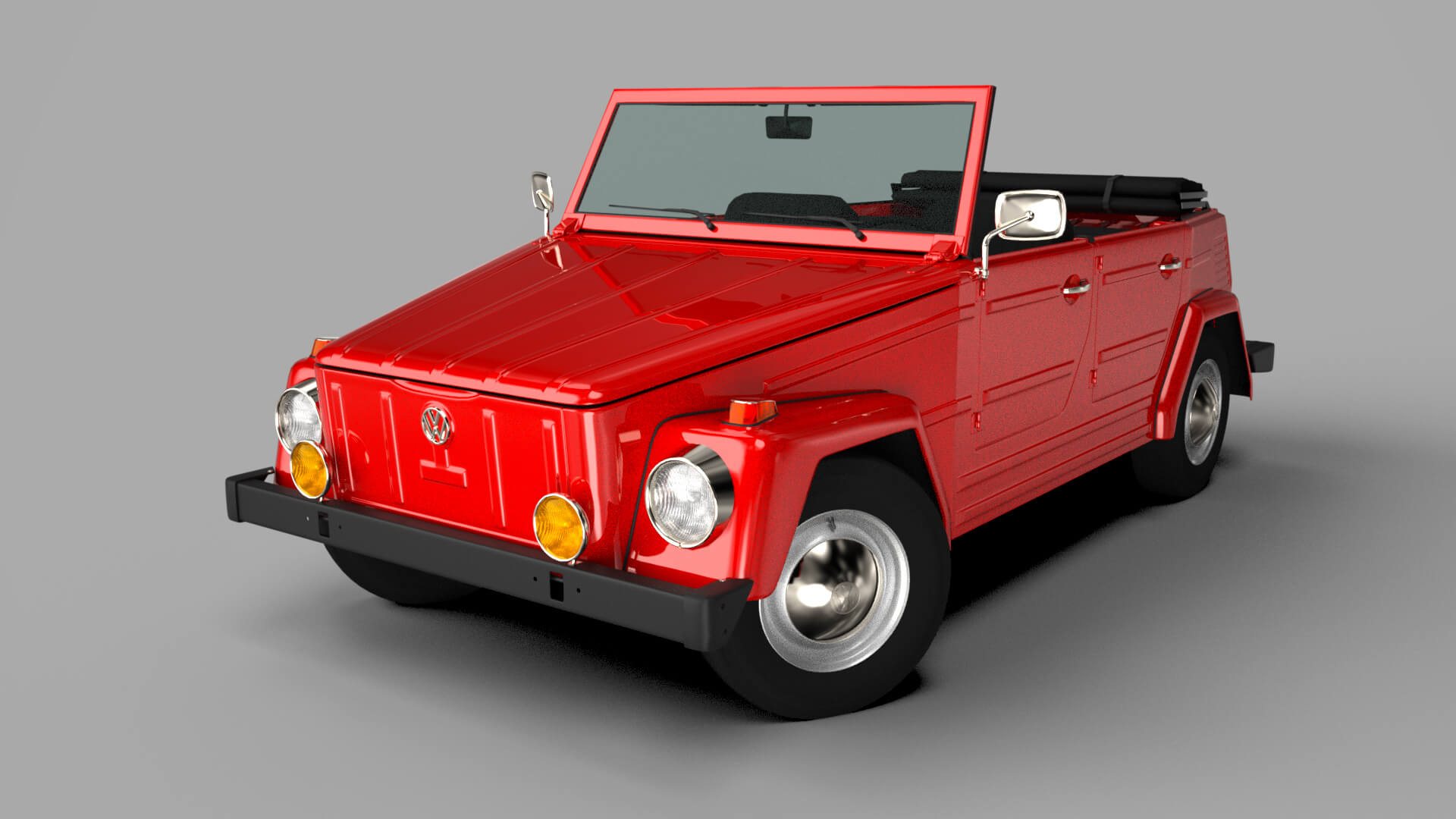 Volkswagen Thing 1973 for DAZ Studio Daz Content