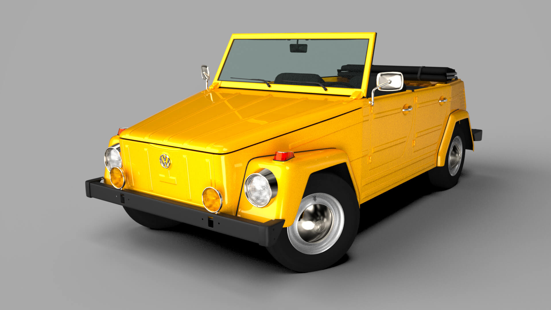 Volkswagen Thing 1973 for DAZ Studio Daz Content