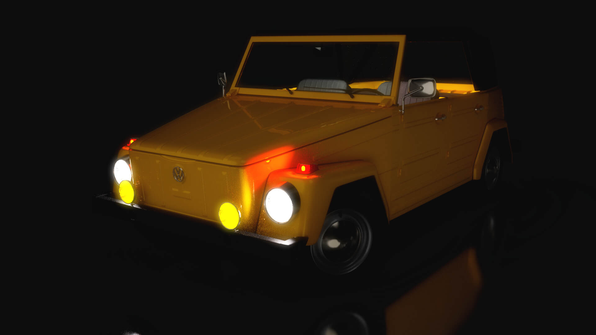Volkswagen Thing 1973 for DAZ Studio Daz Content