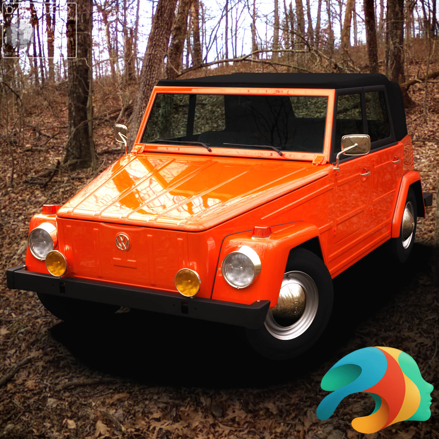 Volkswagen Thing 1973 for DAZ Studio Daz Content