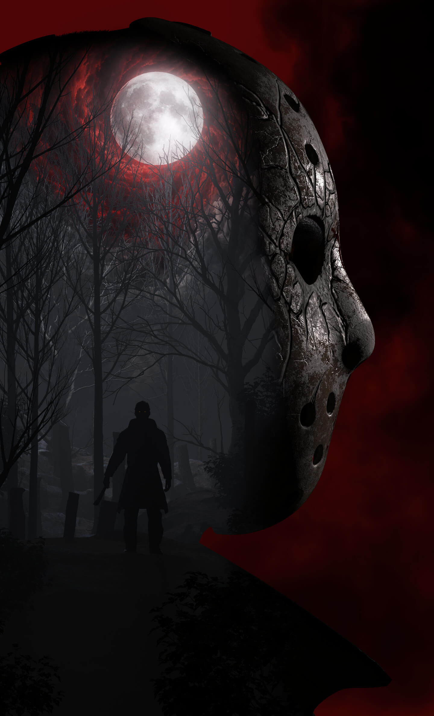The Face of the Nightmare 3D Render, Digital Artwork by NetoLucano