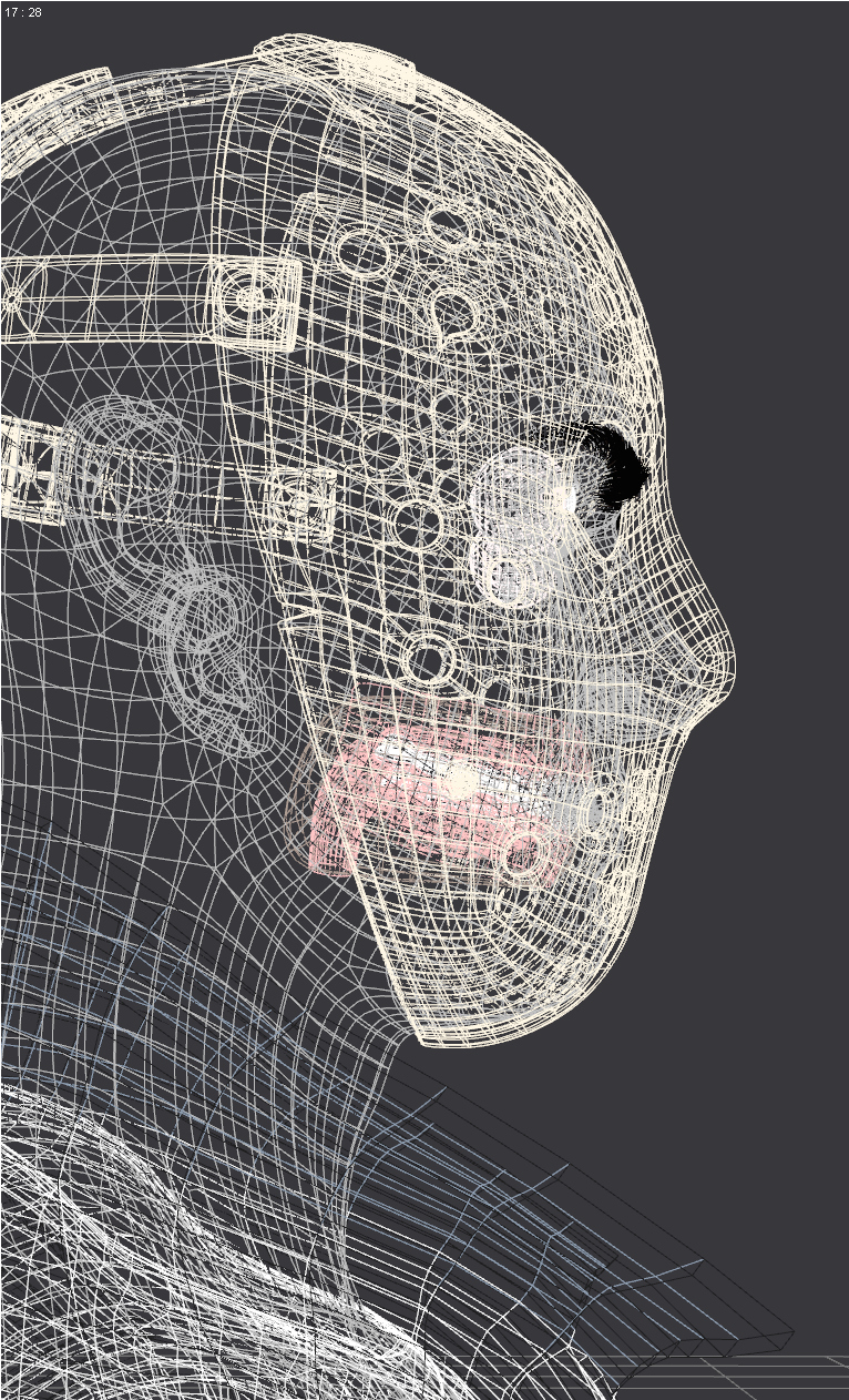 The Face of the Nightmare 3D Render, Digital Artwork by NetoLucano