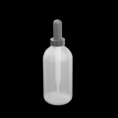 Laboratory Dropper Bottle with Pipette