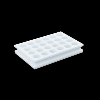 Laboratory Microtube Block Rack