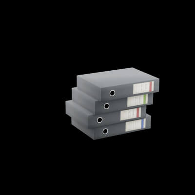 Stacked Lever Arch File Binders