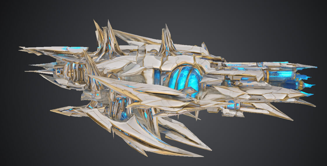 Veyralith &mdash Void Dreadnought Collection 3D Model